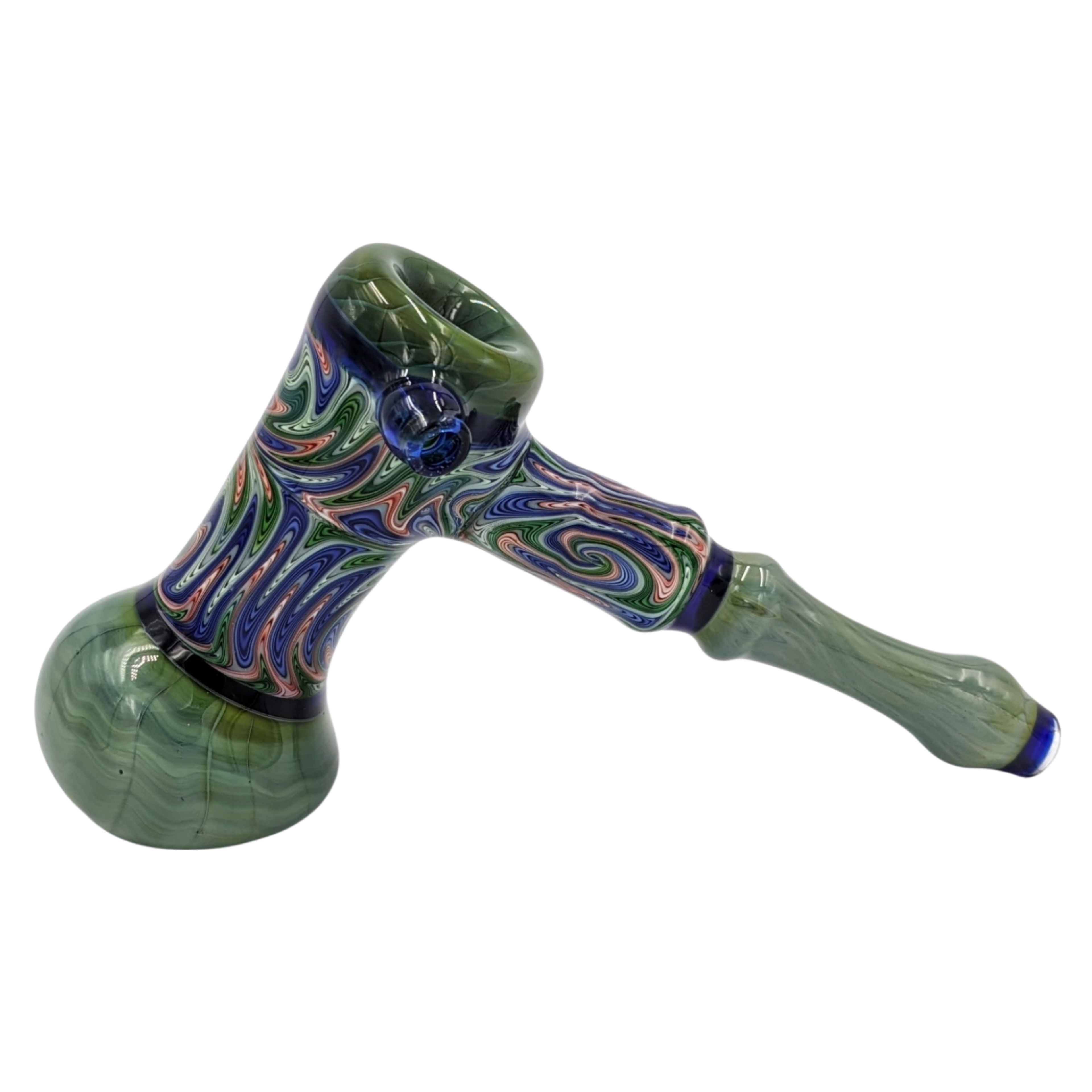 Bubbler | Realazation Glass | Hammer | Reversal Line Work | Millenium Smoke Shop