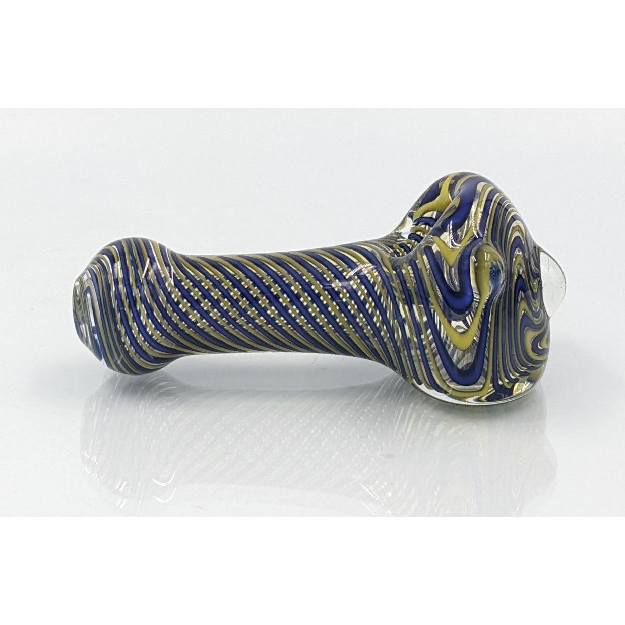 Glass Pipe | George E | Spoon | Colored Tube | Millenium Smoke Shop