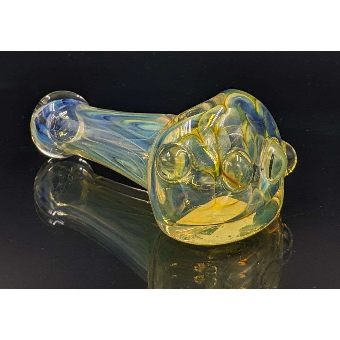 Glass Pipe | George E | Single Layer | Silver Fume | Millenium Smoke Shop