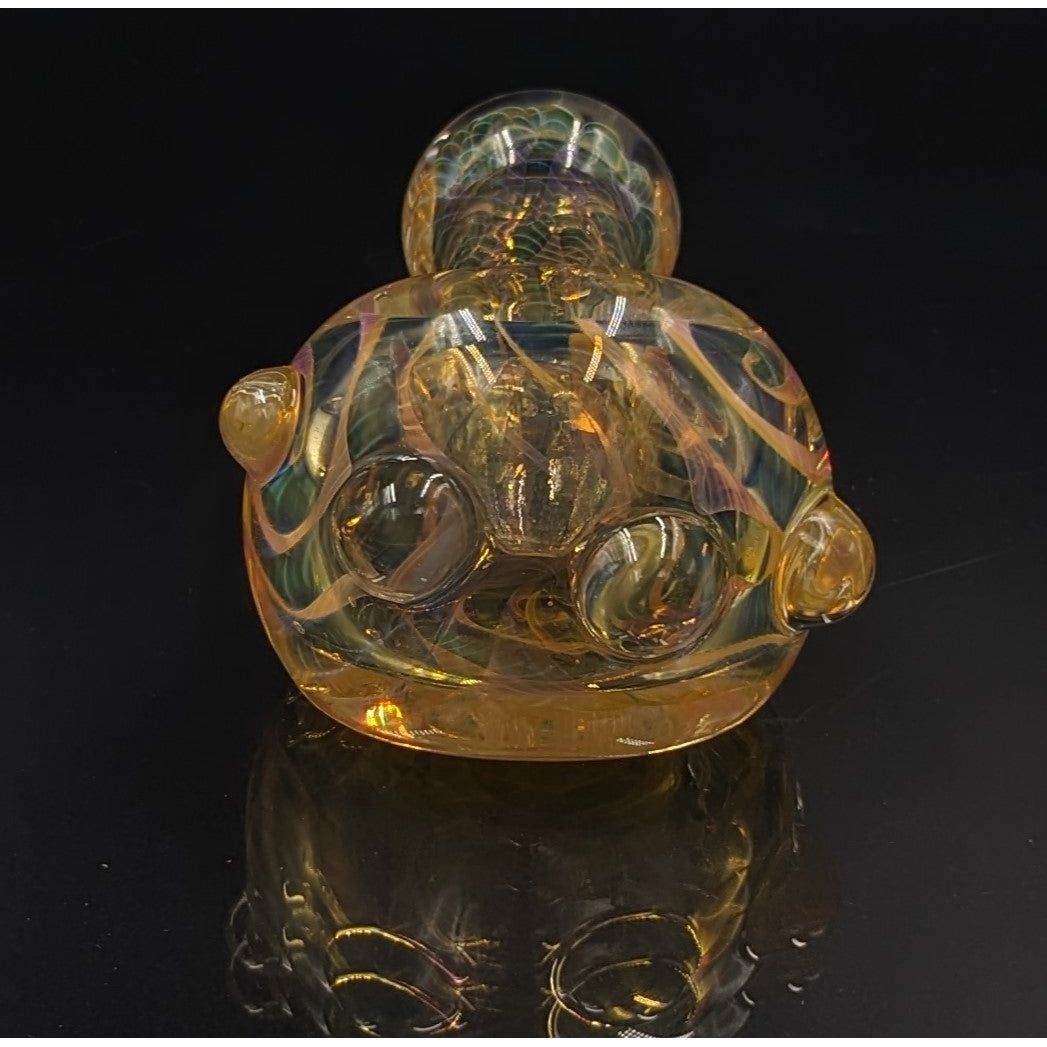 Glass Pipe | George E | Spoon | Double Layer | Web Tubes | Millenium Smoke Shop