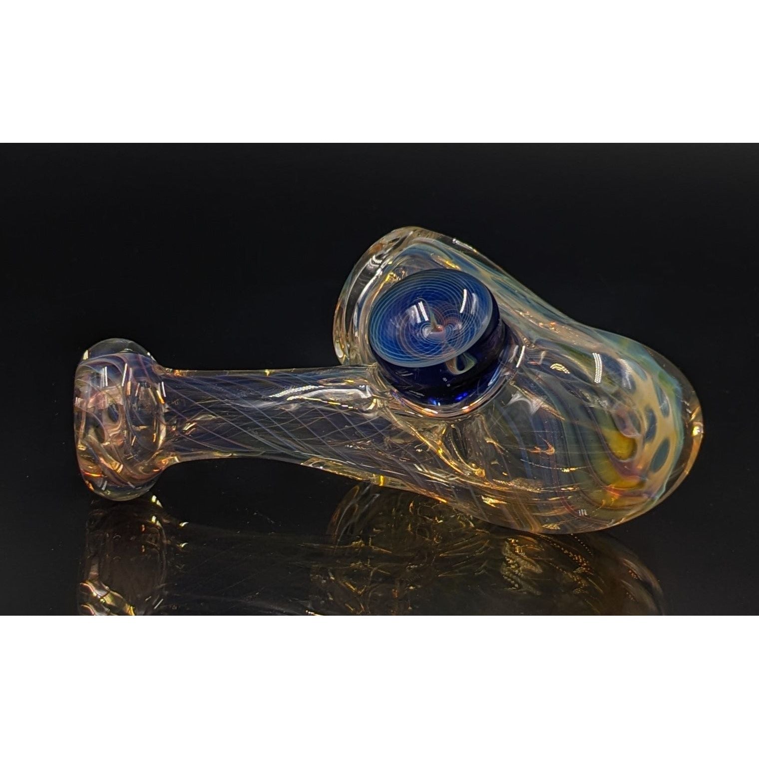 Glass Pipe | George E | Dry | Honeycomb | Marble | Millenium Smoke Shop