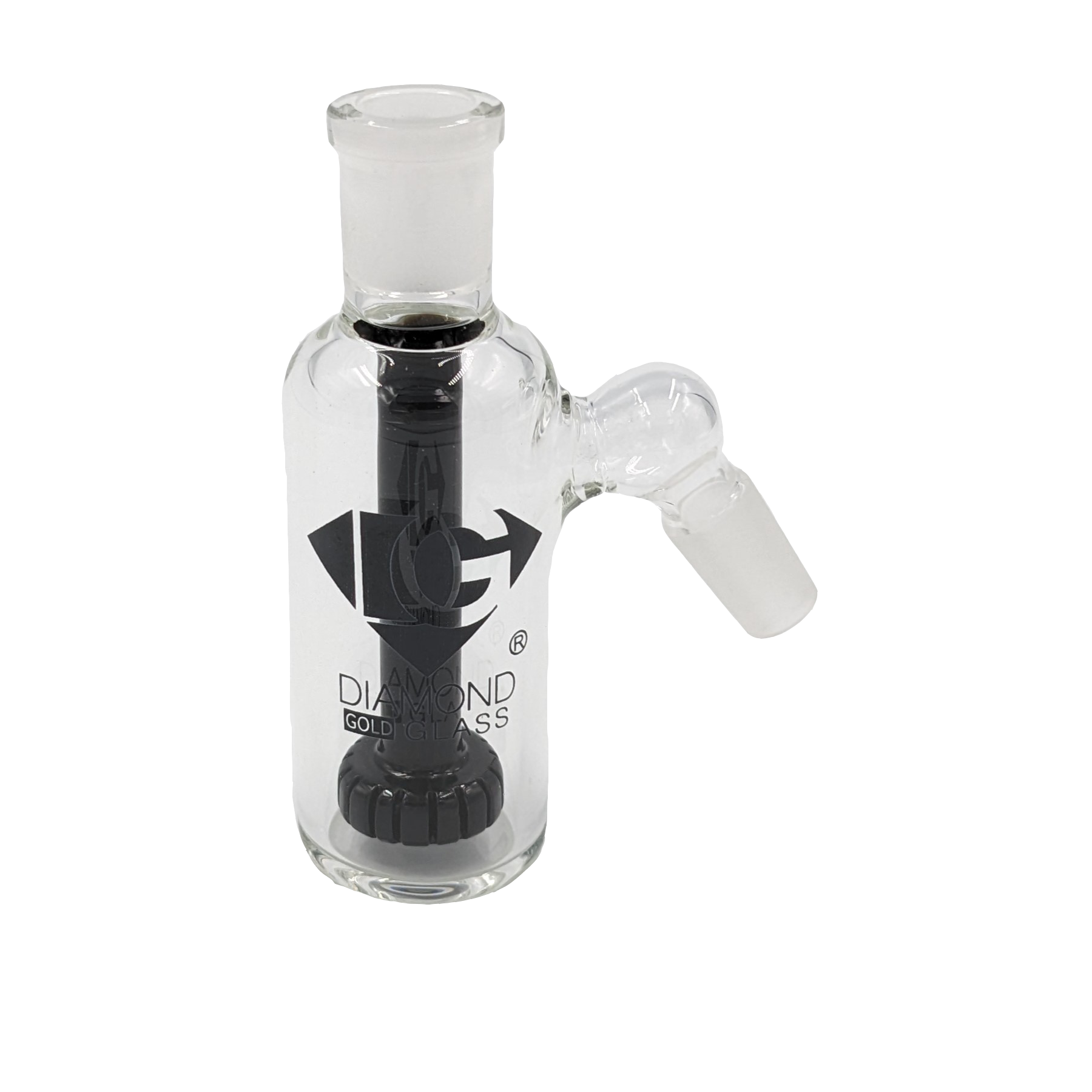 Ash Catcher | Diamond Glass | Showerhead | DGA180-1-1445 | 14mm | 45° | Millenium Smoke Shop