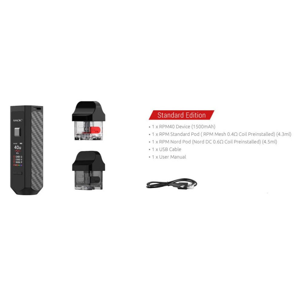 SMOK RPM 40 Device Kit | Millenium Smoke Shop