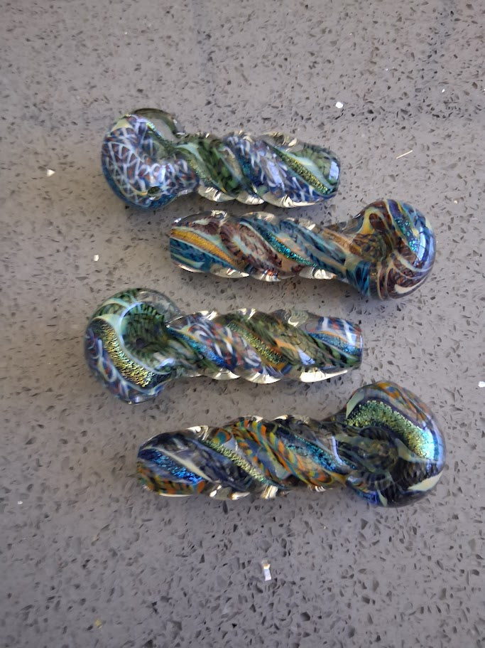 Glass Pipe | California Glass | Medium Dichro