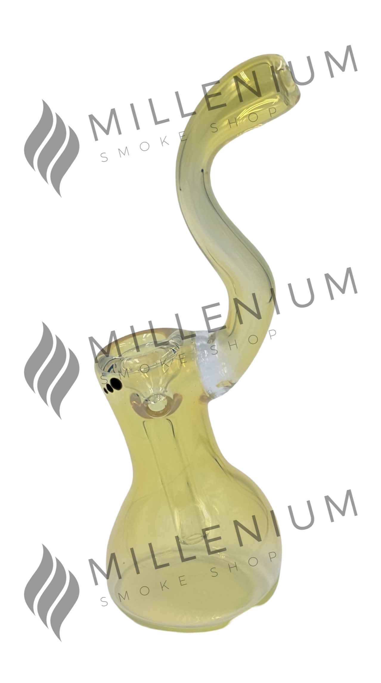 Bubbler | 3Dot Blaine | Silver Fumed | Standup