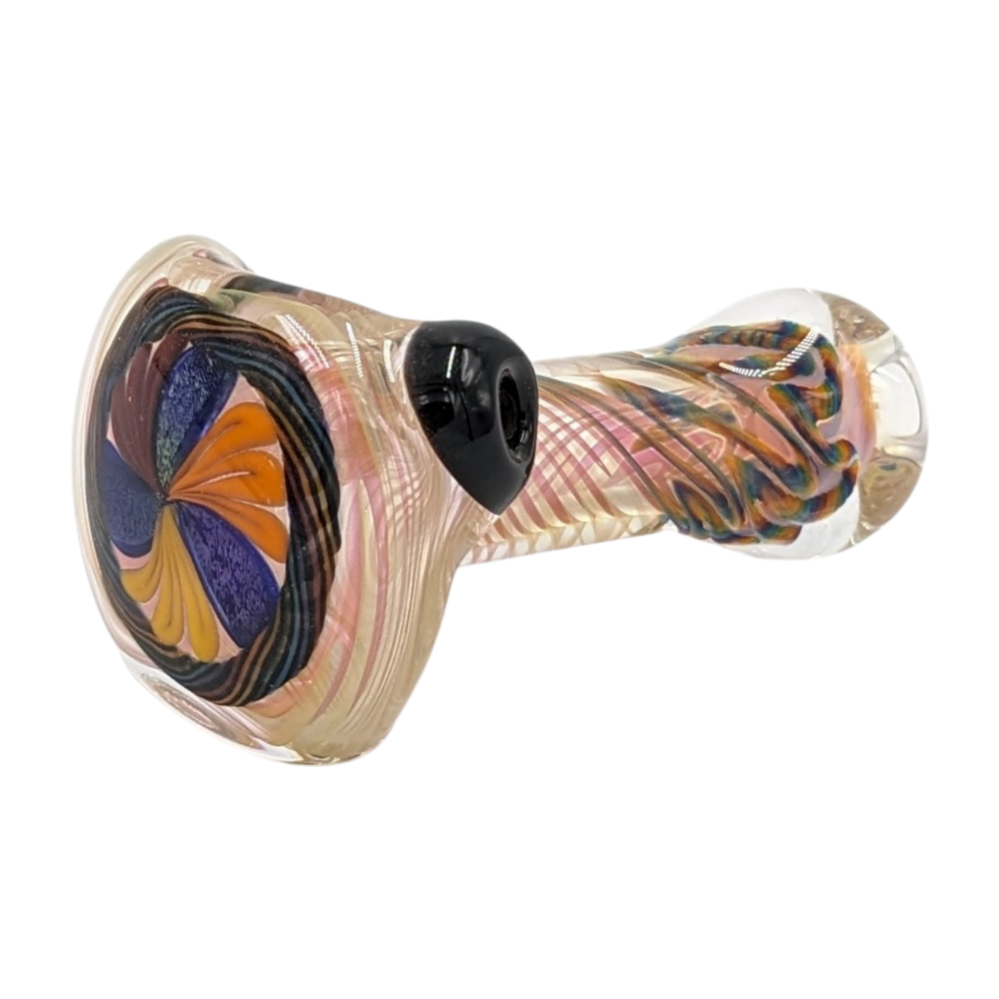 Glass Pipe | Talent Glass Works | Spoon | Three Dichro Petal | 3Pet | Millenium Smoke Shop