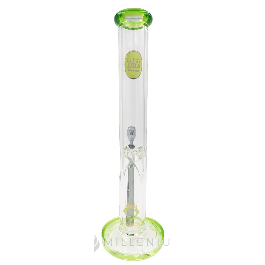 Waterpipe | KIng Glass | Straight Beaker | 16" 7mm | 54559 | Millenium Smoke Shop