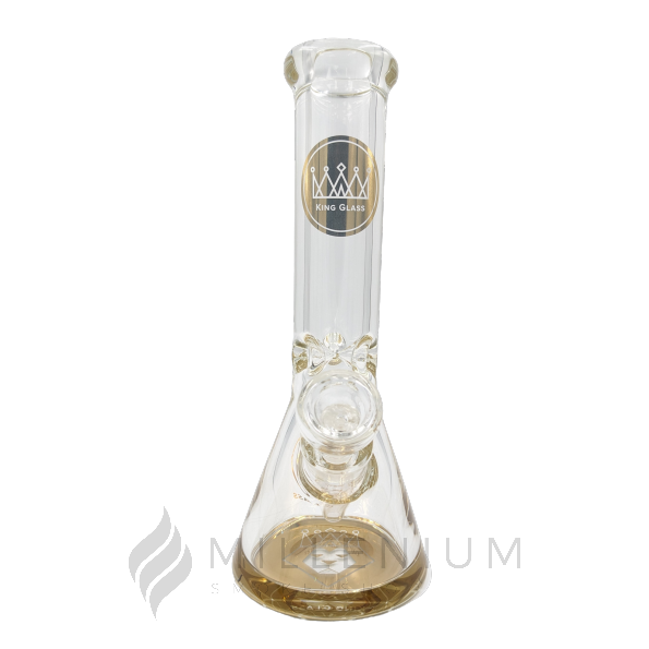 Waterpipe | King Glass | 12" Beaker | 9mm Thick | 13mm Base | 54728 | Millenium Smoke Shop
