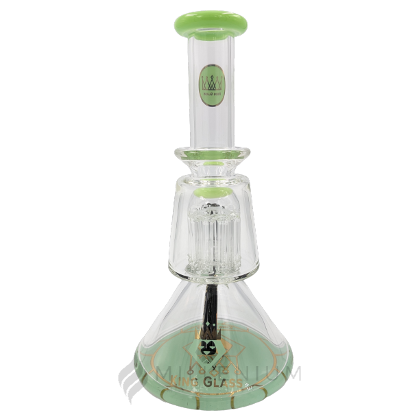 Waterpipe | King Glass | 10.5" Beaker | Tree Perc | 54765 | Millenium Smoke Shop
