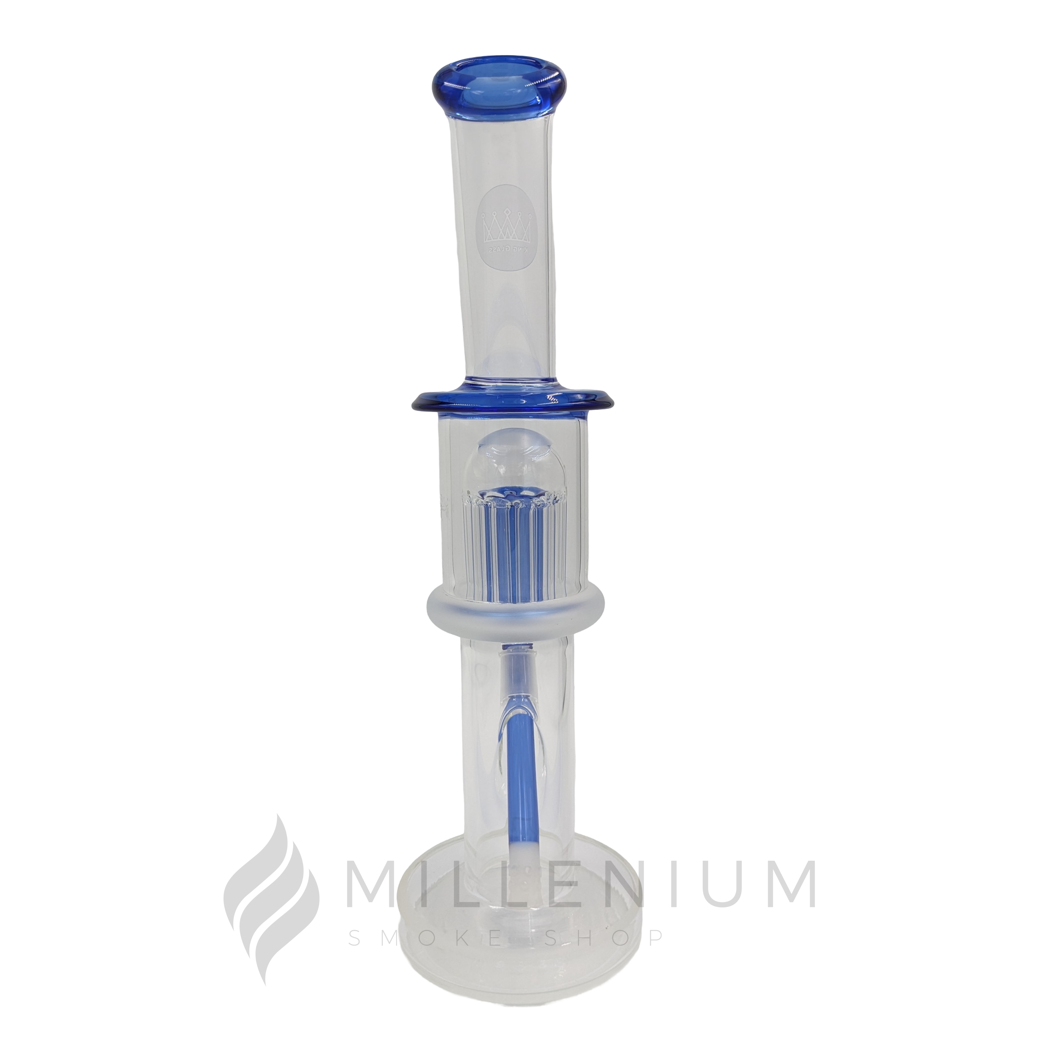 Waterpipe | King Glass | Sandblasted | Tree Perc | 54786 | Millenium Smoke Shop