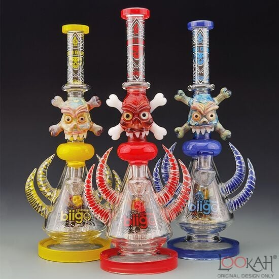 Waterpipe | Lookah | BIIGO | BI414 Glass Beaker Bong | Millenium Smoke Shop