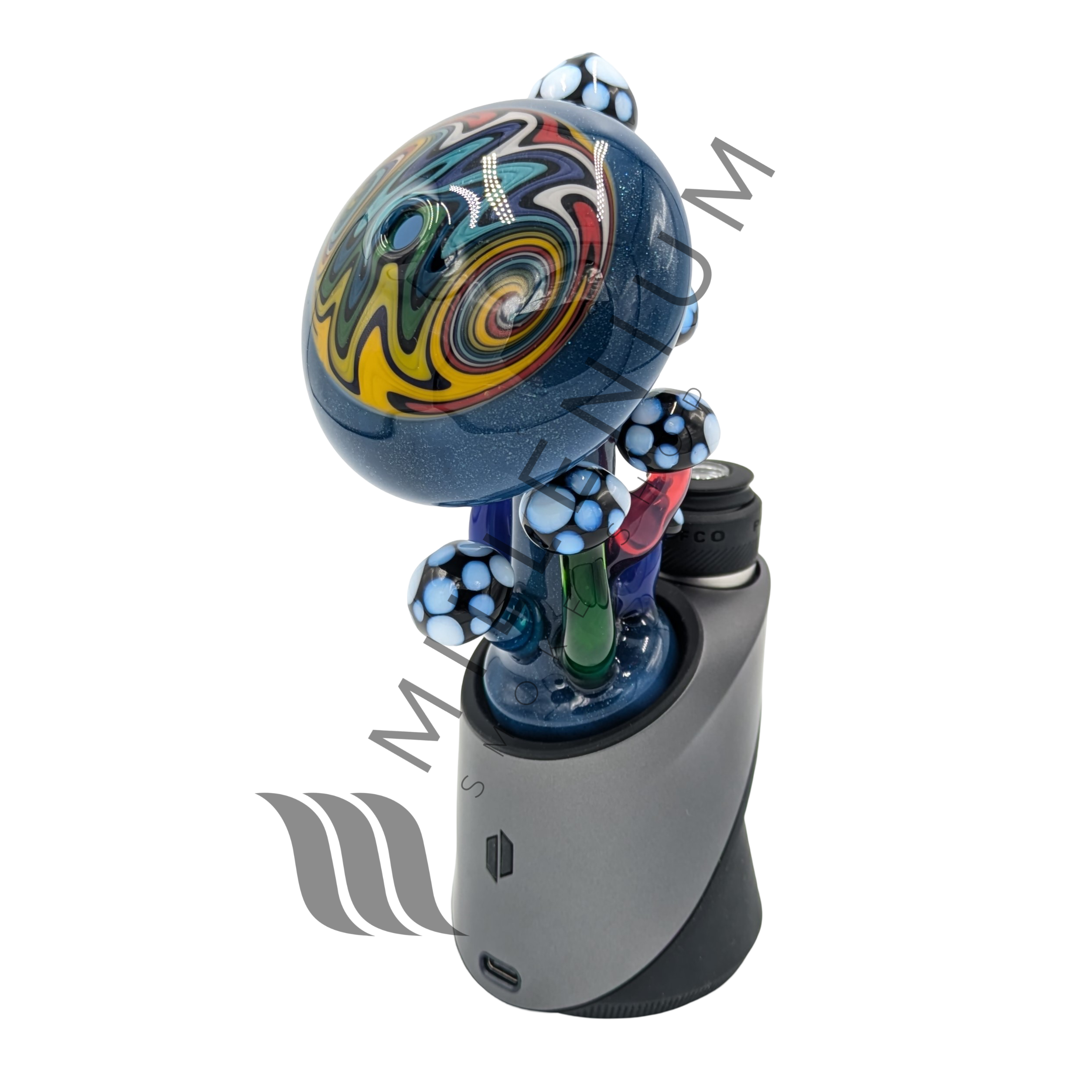 Carsten Carlile | Puffco | Dry Glass Attachment | Mushrooms