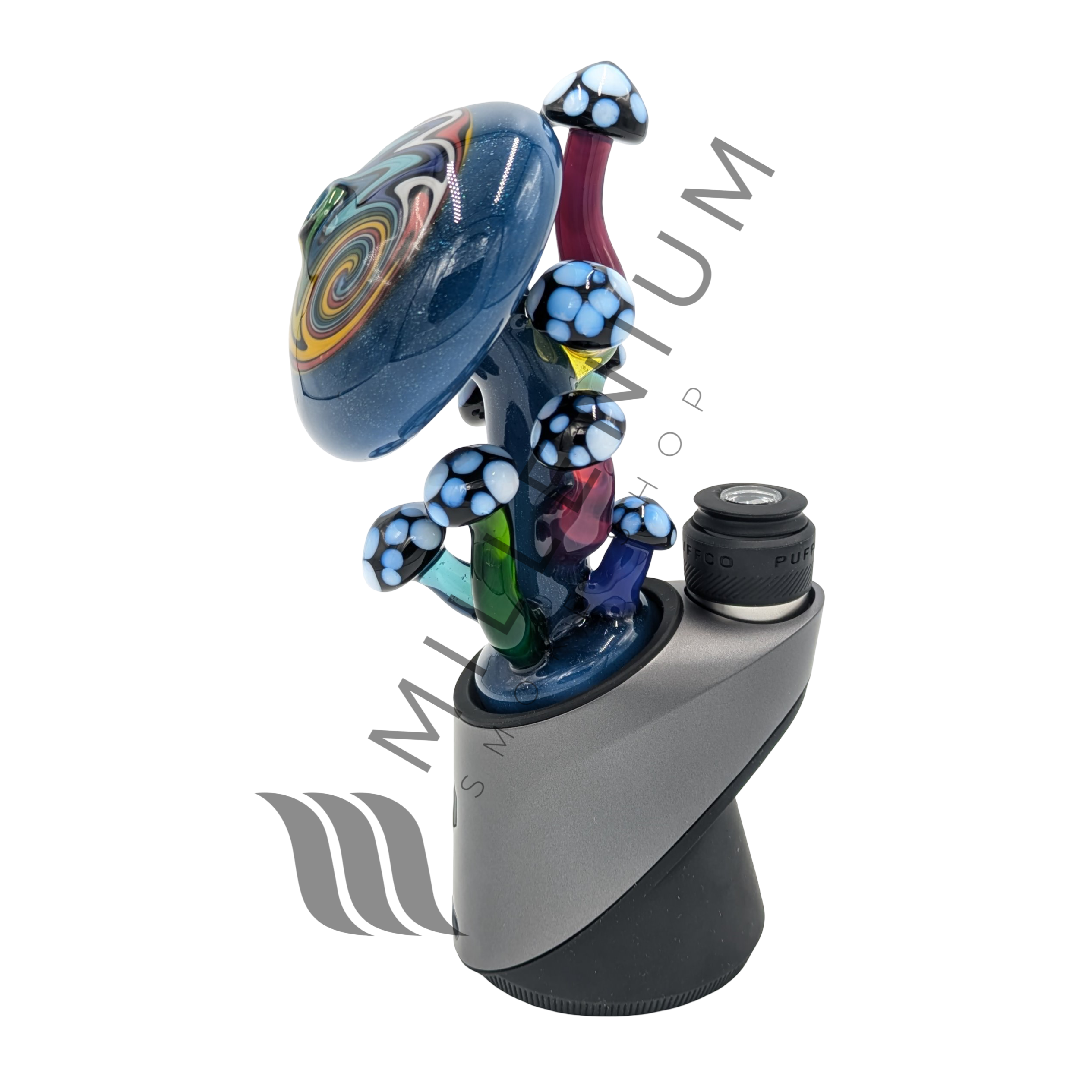 Carsten Carlile | Puffco | Dry Glass Attachment | Mushrooms