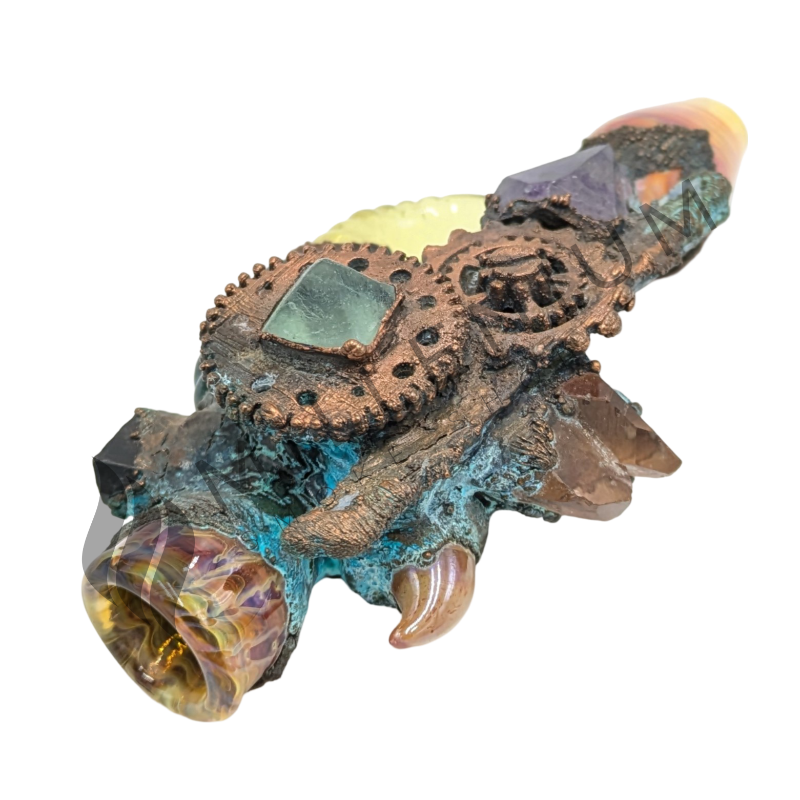 Glass Pipe | DJ Glass | Chillum | Electroplated | B