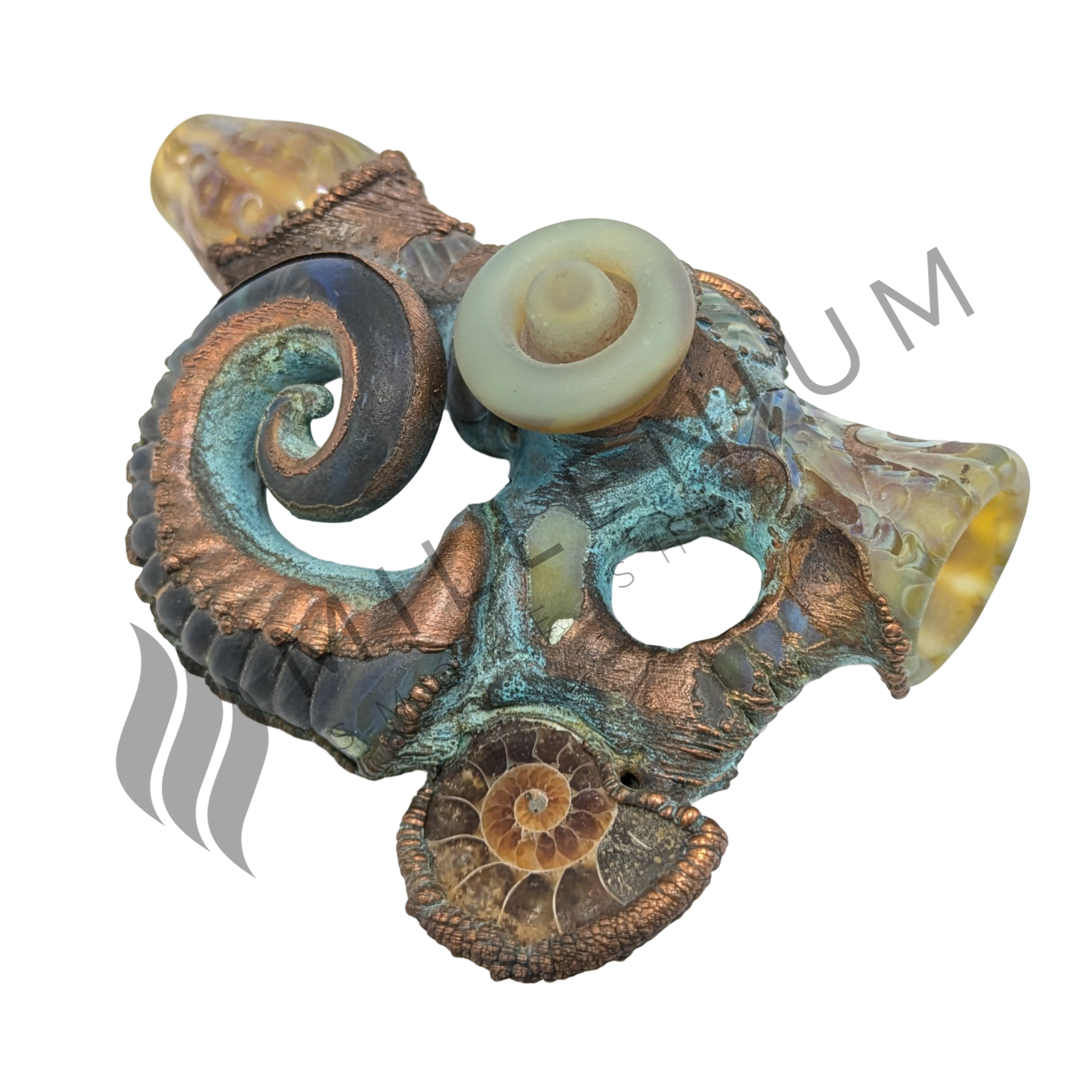 Glass Pipe | DJ Glass | Chillum | Electroplated | D