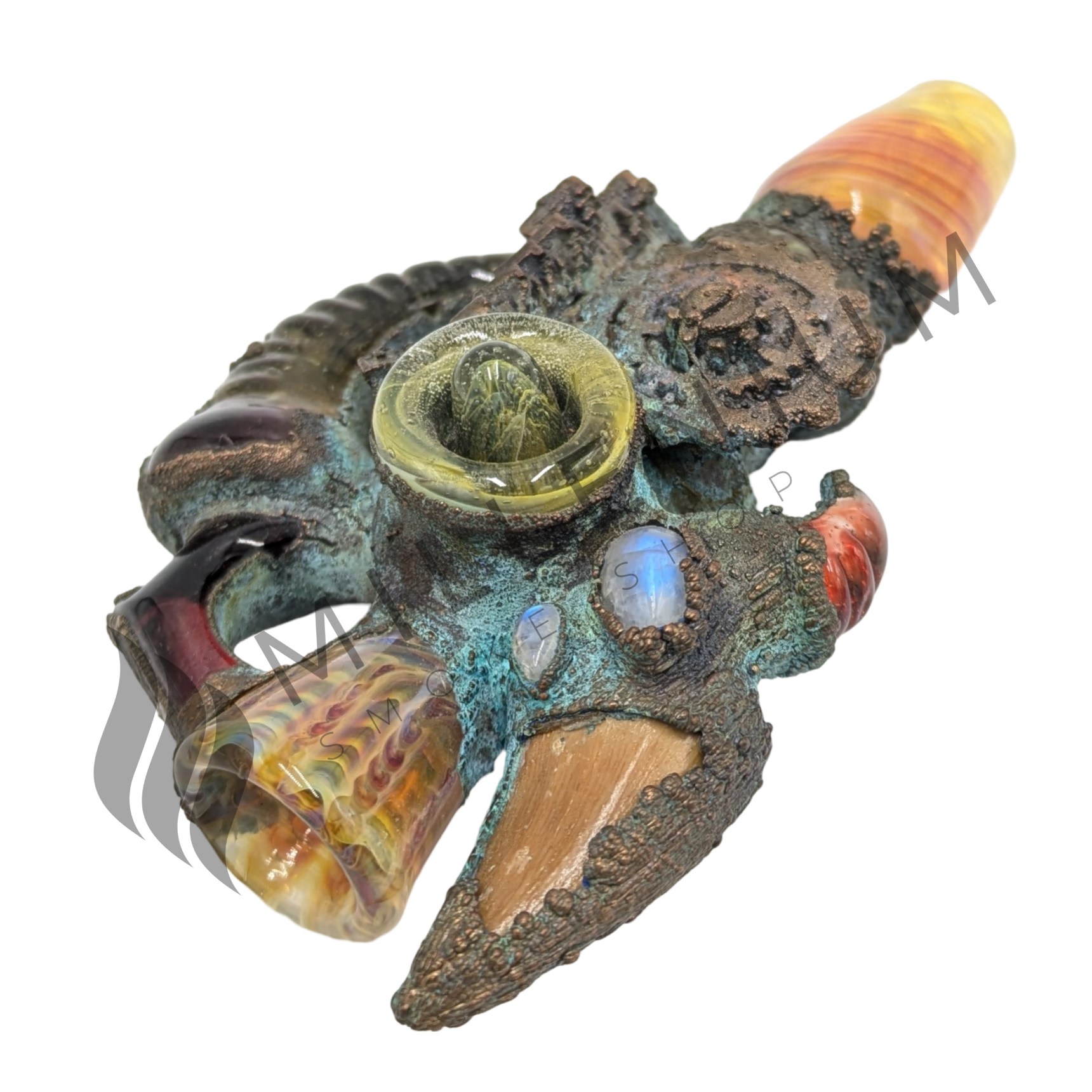 Glass Pipe | DJ Glass | Chillum | Electroplated | H