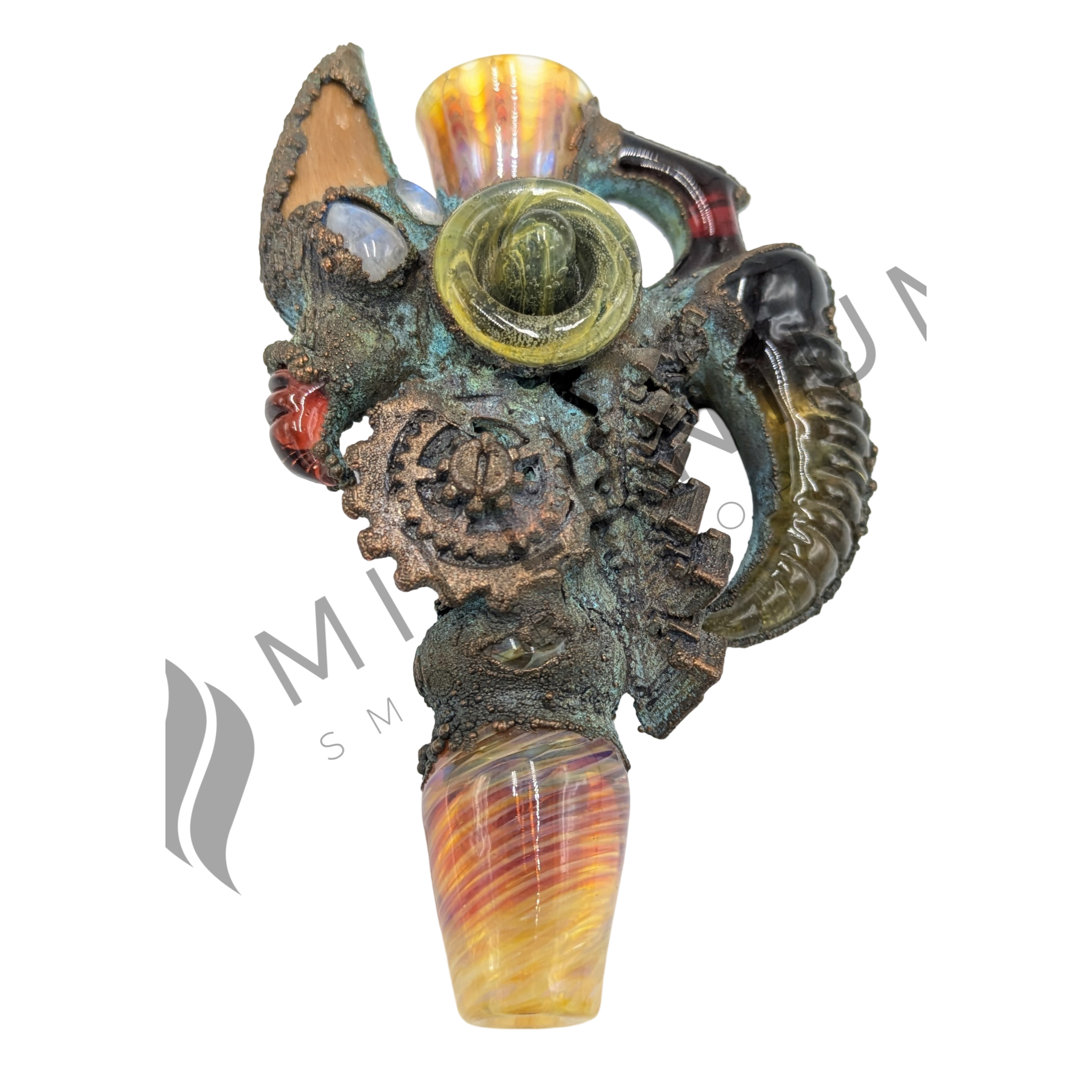 Glass Pipe | DJ Glass | Chillum | Electroplated | H