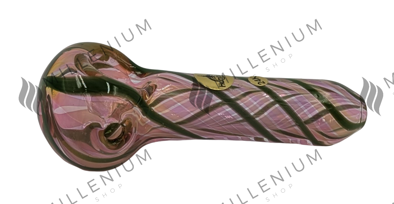 Glass Pipe | Humboldt Glass | Gold Lines | Assorted