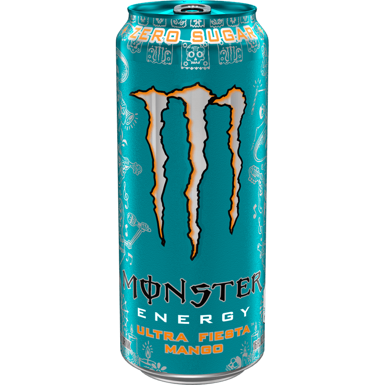 Beverage | Monster | Ultra Fiesta Mango | Zero Sugar | 16 fl oz