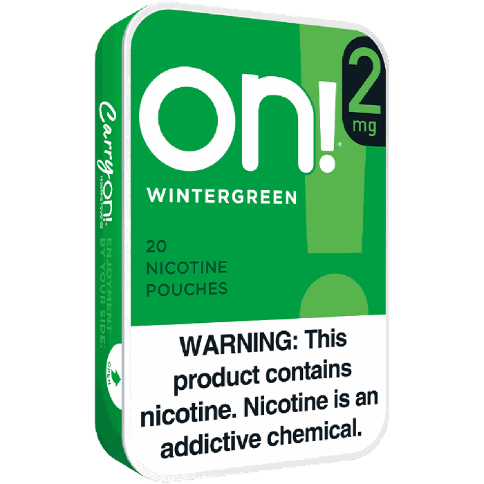 ON! | Nicotine pouches 2mg | Wintergreen
