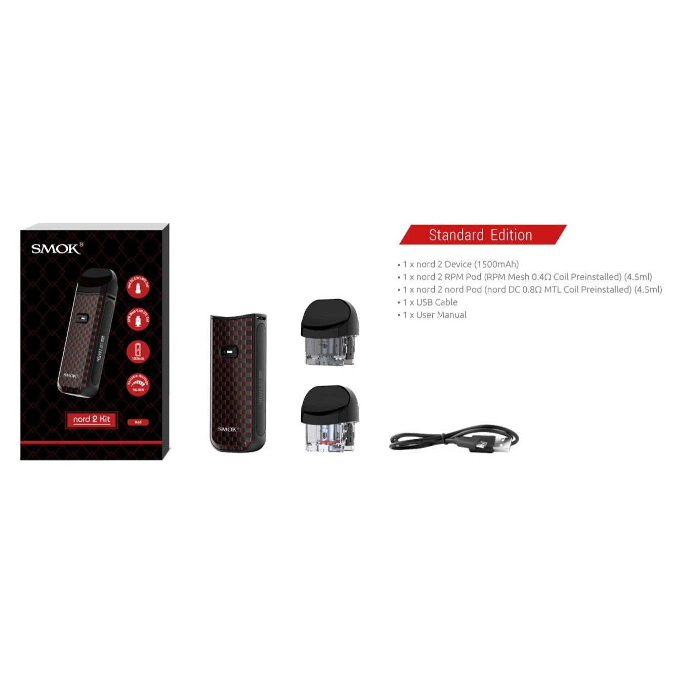 SMOK: Nord 2 Device Kit | Millenium Smoke Shop