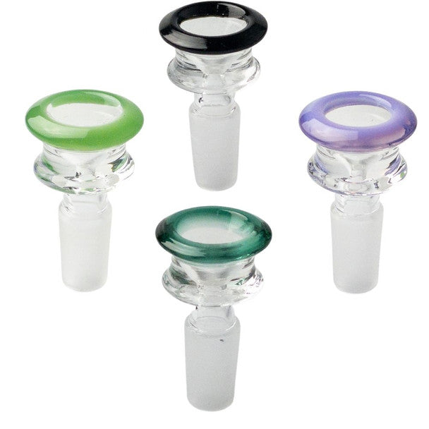 Bowl: $15-14mm Clear w/ Colored Rim