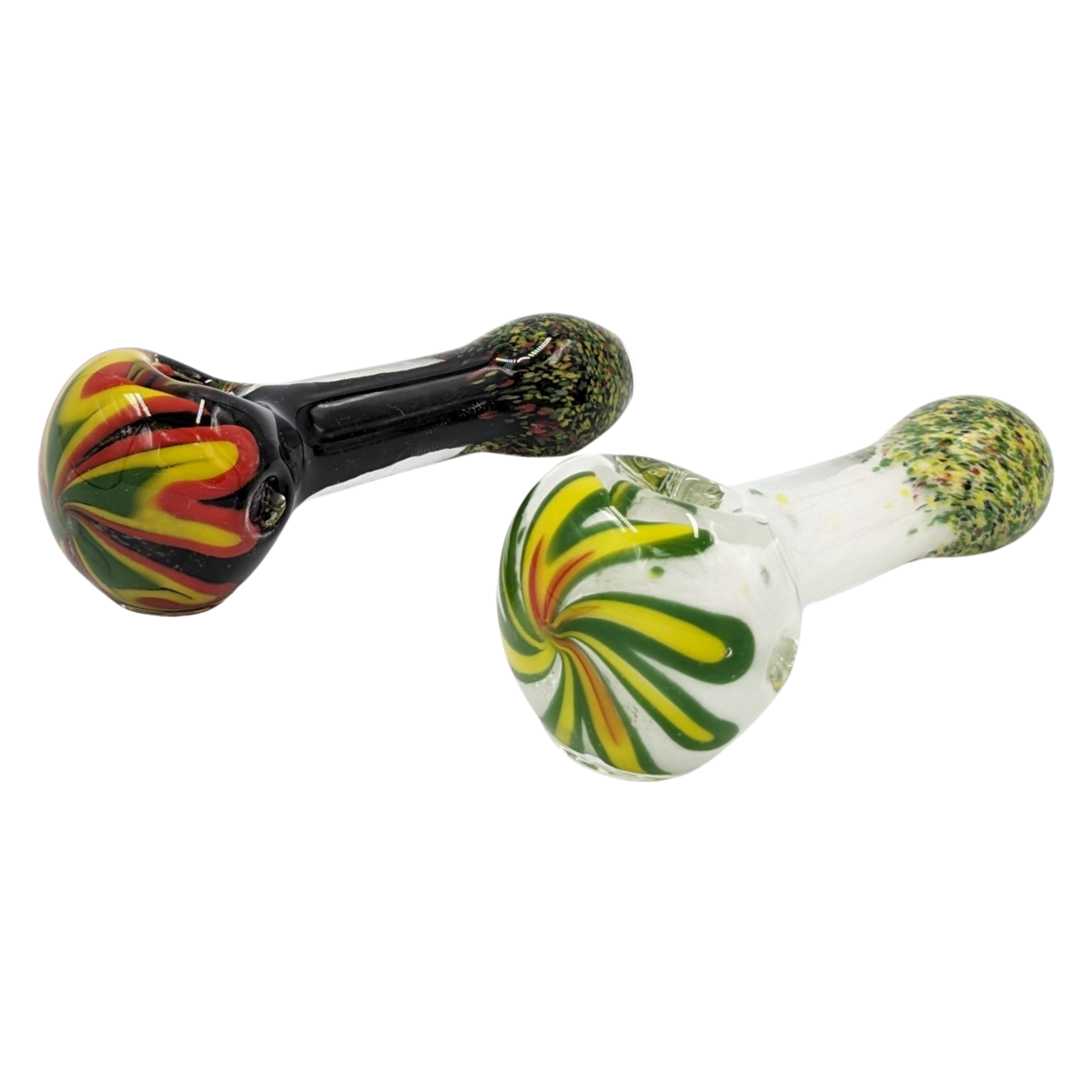 Glass Pipe | Realazation Glass | Spoon | Flower Frit | Millenium Smoke Shop