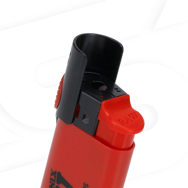 Lighter | Raw Phoenix | Red/Blk | Refillable | Wind Guard