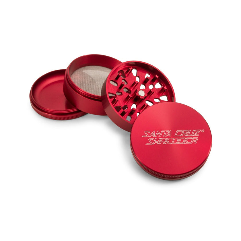 Santa Cruz Shredder | Grinder | 4-Piece | Small | Red
