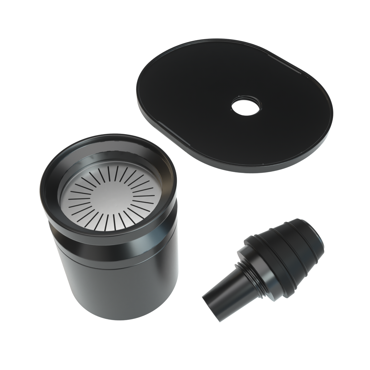 Studenglass | Waterpipe | Gravity Infuser | Black | Millenium Smoke Shop