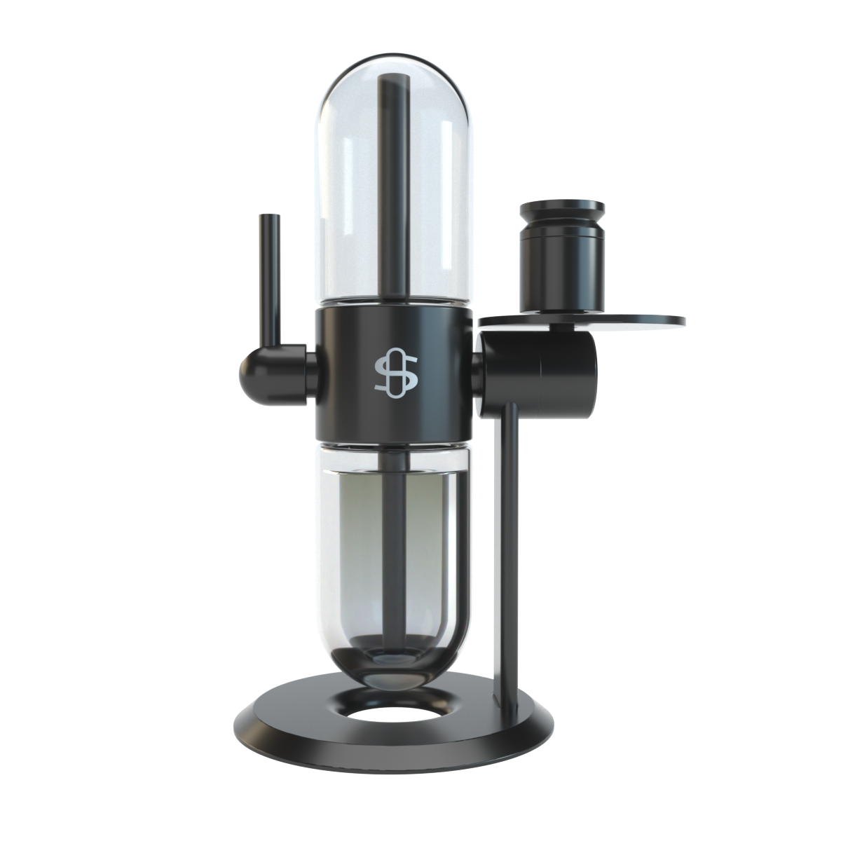 Studenglass | Waterpipe | Gravity Infuser | Black | Millenium Smoke Shop