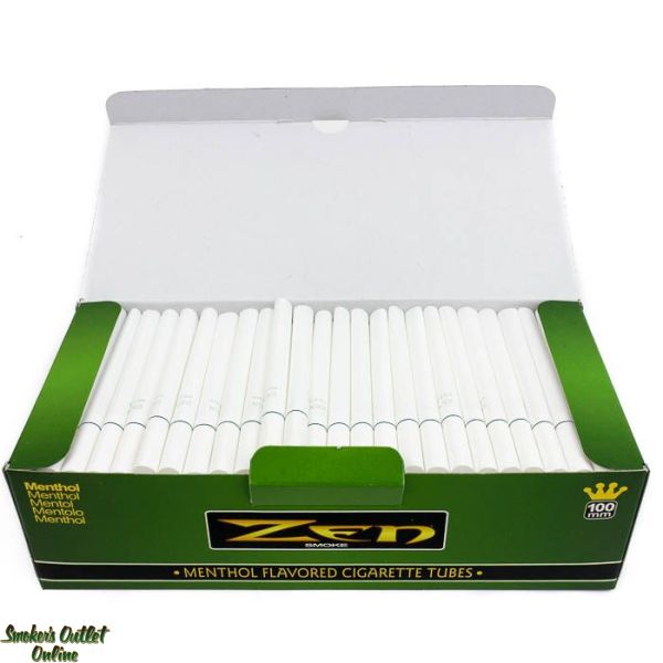 Zen 100MM Menthol Cigarette Tubes | Millenium Smoke Shop