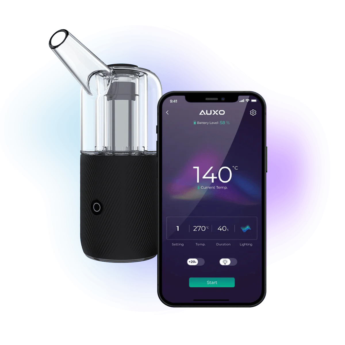 Auxo Cenote Ultimate Smart Rig | Millenium Smoke Shop