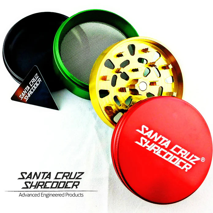 Santa Cruz Shredder Large 4-Piece Grinder | Millenium Smoke Shop