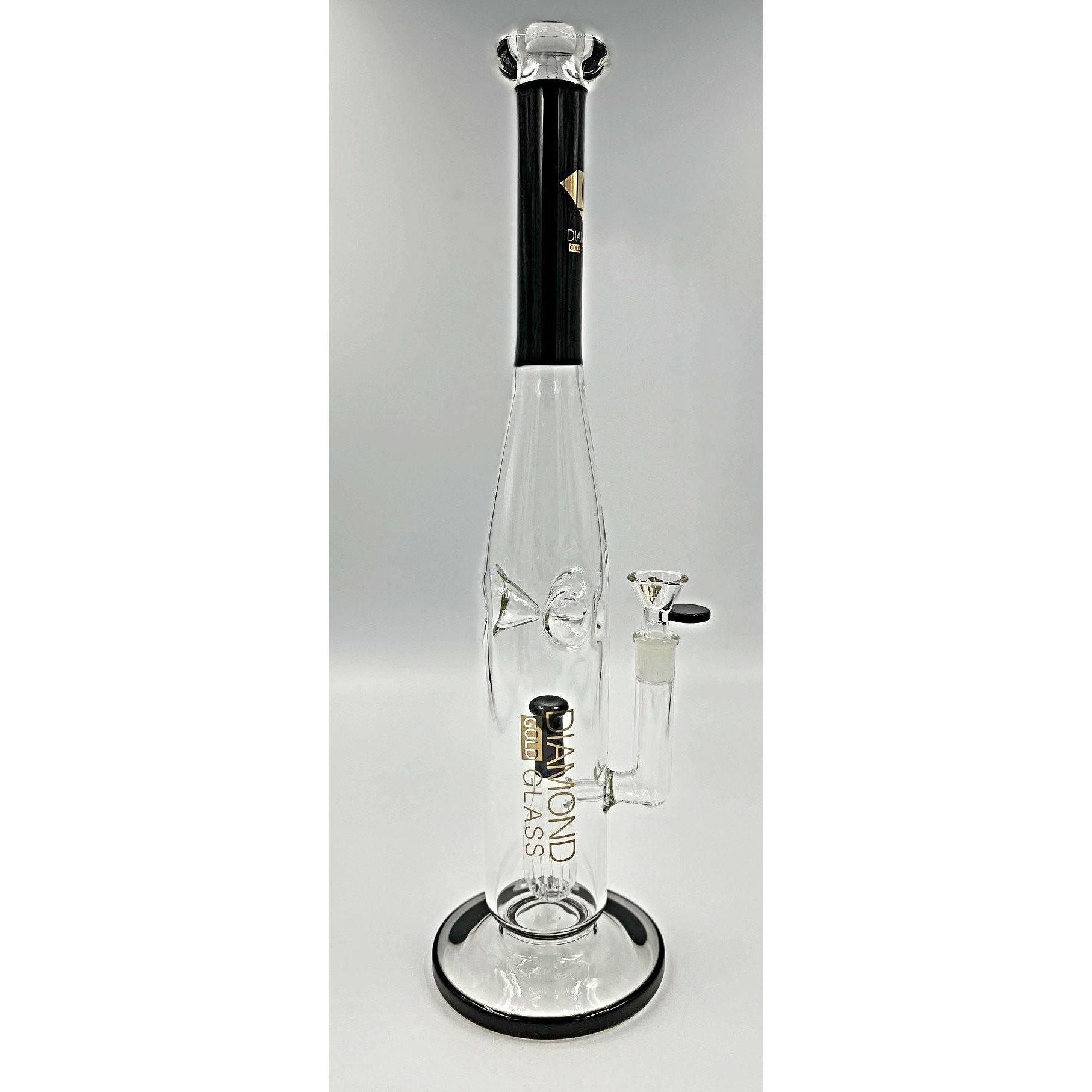 Diamond Glass Baseball Bat Water Pipe with Percolator Lowest Price at Millenium Smoke Shop
