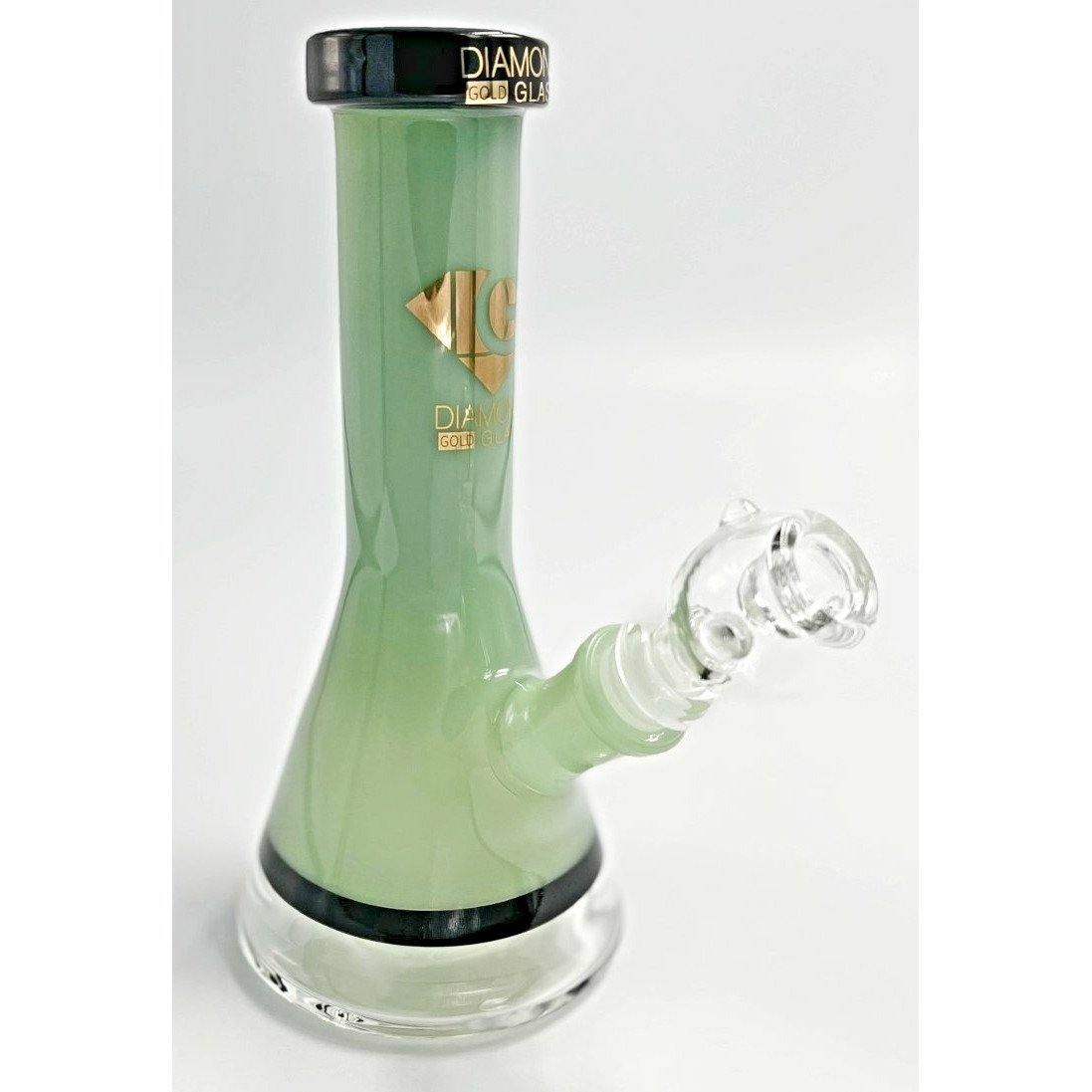 Diamond Glass DGR1019MG Mint Green Water Pipe Lowest Price at Millenium Smoke Shop