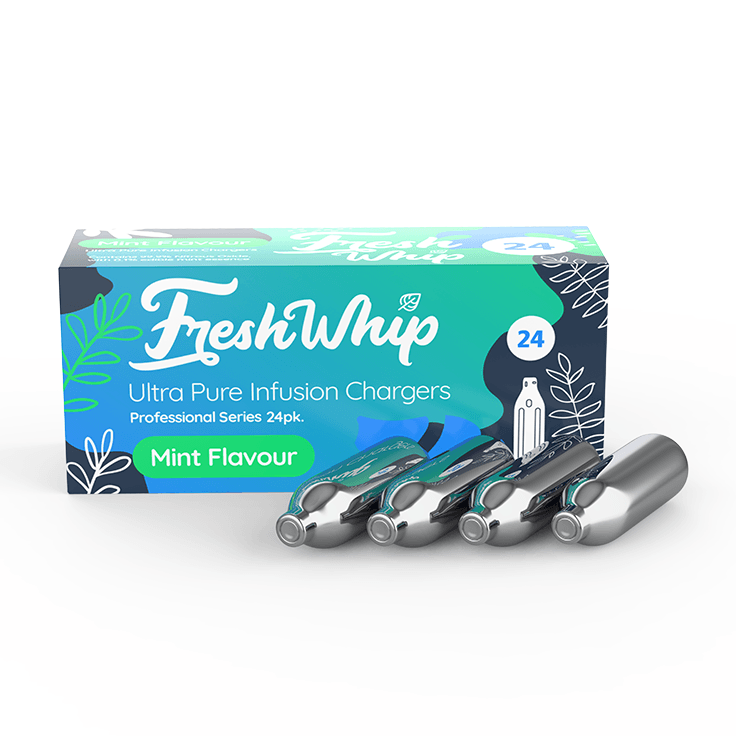 Fresh Whip Mint Infusion Cream Chargers 24 Pack Lowest Price at Millenium Smoke Shop