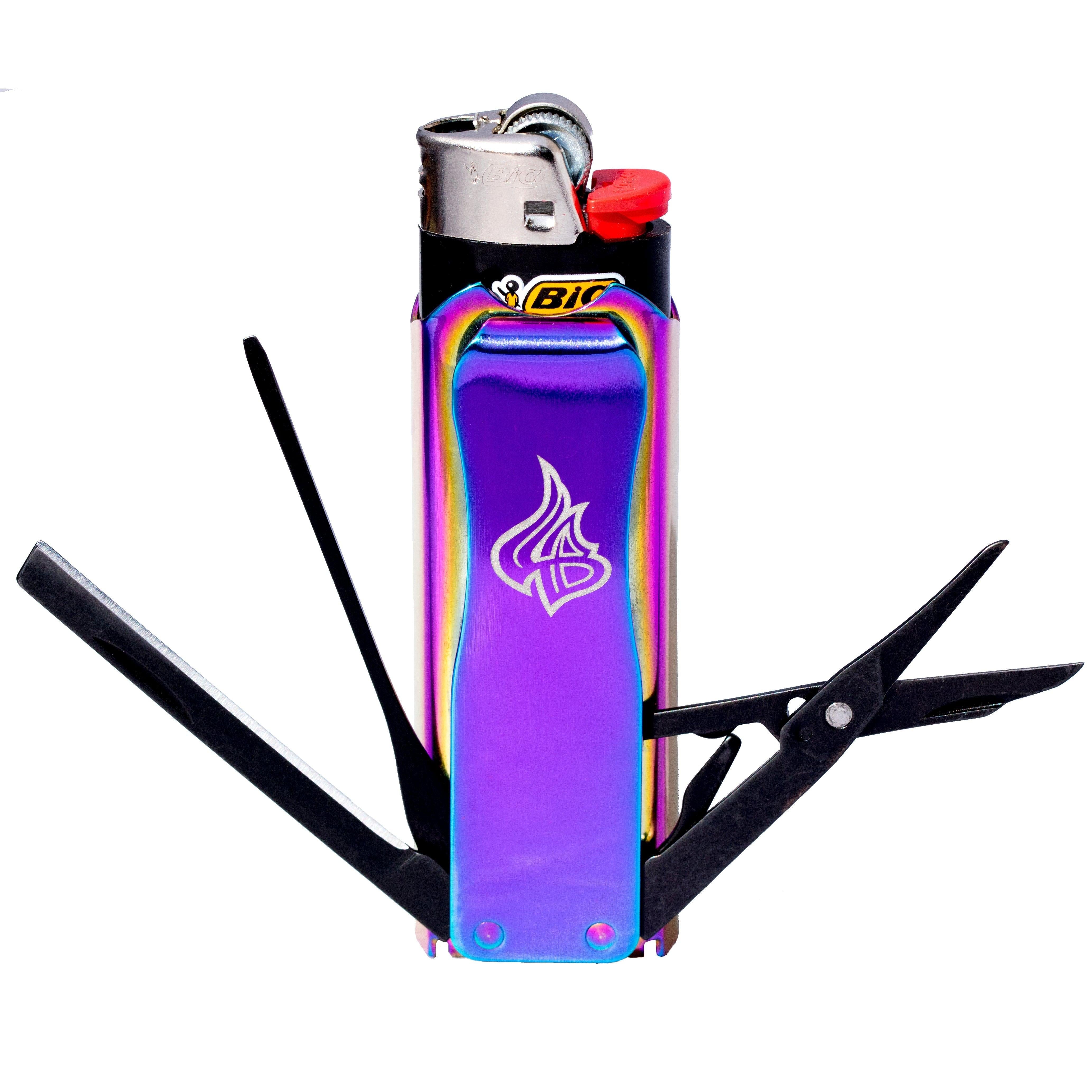 LighterBro Purple Rose Flame | Millenium Smoke Shop