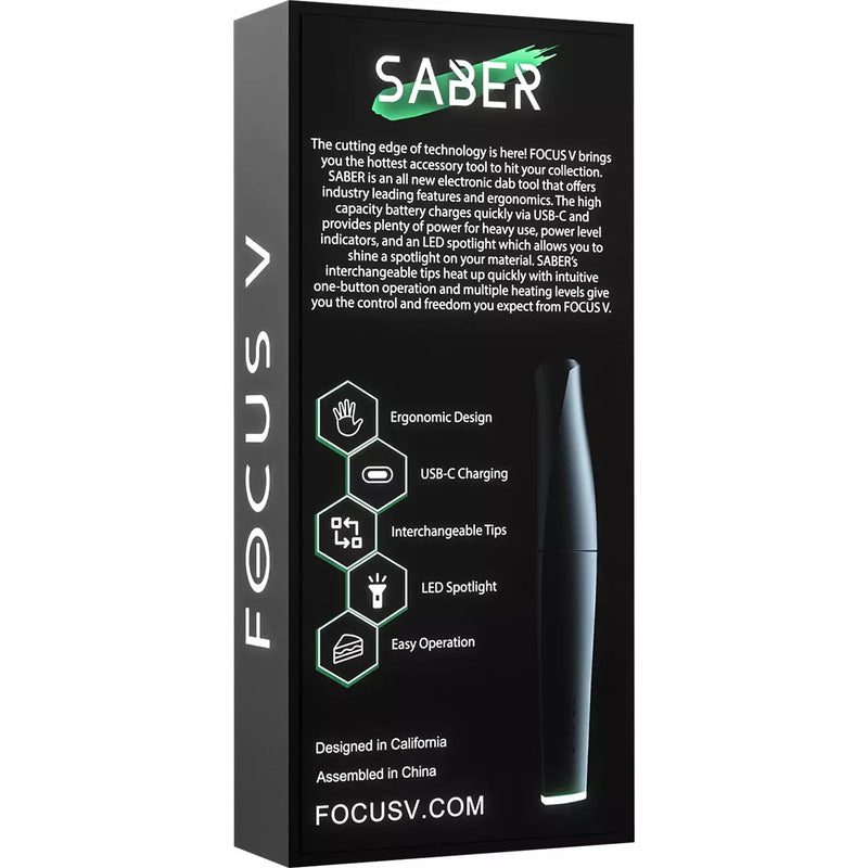 Focus V Saber Heating Tool | Millenium Smoke Shop
