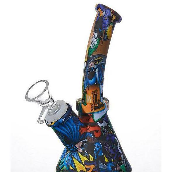 Silicone Bong Batman and Joker 6.4 Inches Lowest Price at Millenium Smoke Shop