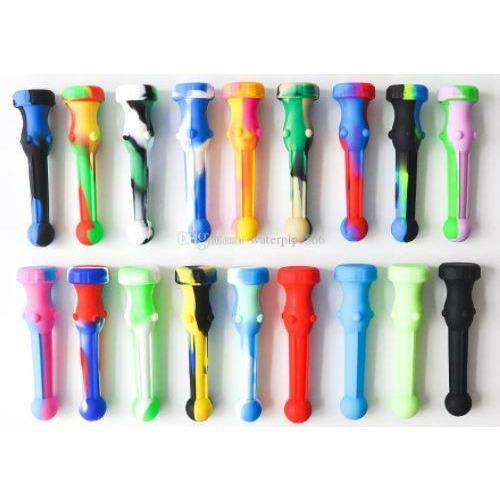 Silicone NC with Stainless Steel Tip & Quartz Tip Dab Straw Oil