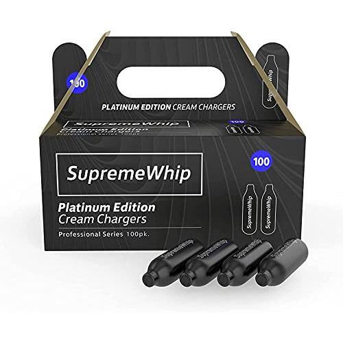 SupremeWhip Platinum Black Whipped Cream Chargers 100 Pack Lowest Price at Millenium Smoke Shop
