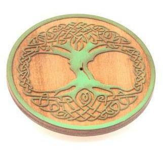 Wild Berry Wooden Round Tree Incense Holder Lowest Price at Millenium Smoke Shop