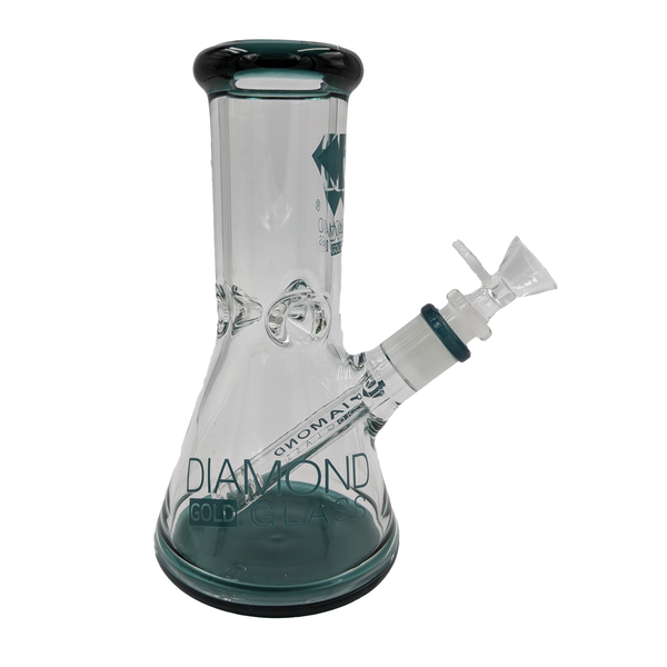 Waterpipe | Diamond Glass | DGW1040T | Teal | 14MM | Millenium Smoke Shop