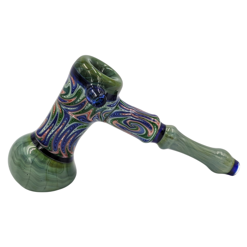 Bubbler | Realazation Glass | Hammer | Reversal Line Work | Millenium Smoke Shop