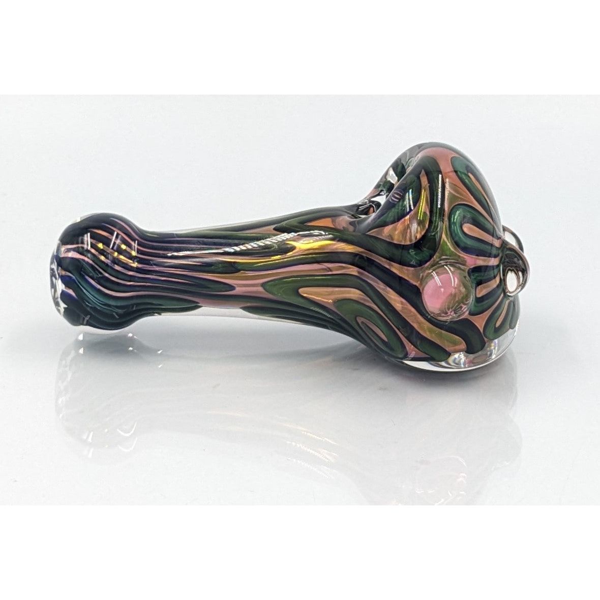Glass Pipe | George E | Spoon | Colored Tube | Millenium Smoke Shop
