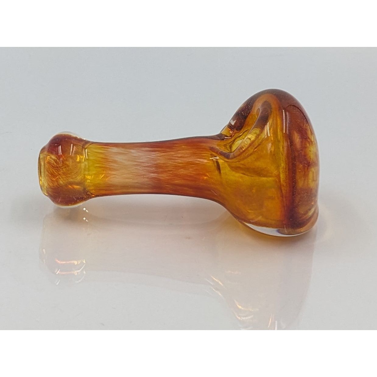 Glass Pipe | George E | Spoon | Frit Honeycomb | Millenium Smoke Shop