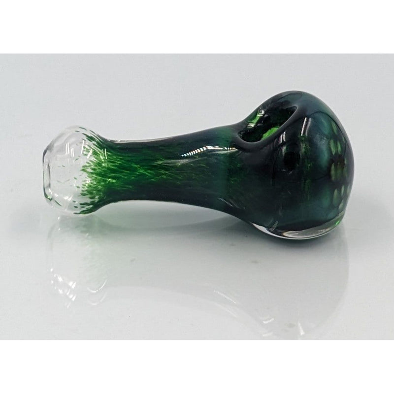 Glass Pipe | George E | Spoon | Frit Honeycomb | Millenium Smoke Shop