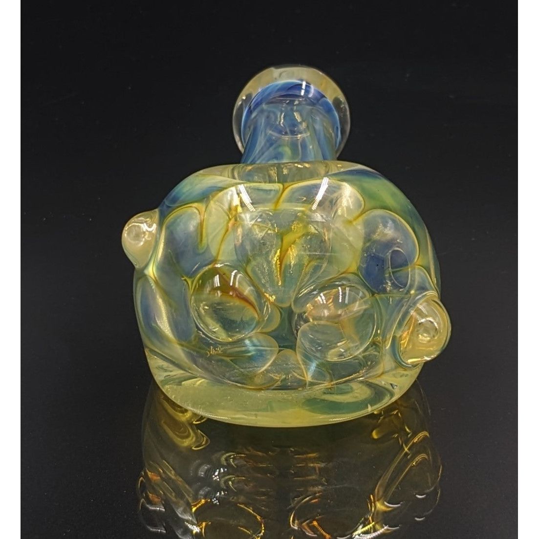 Glass Pipe | George E | Single Layer | Silver Fume | Millenium Smoke Shop