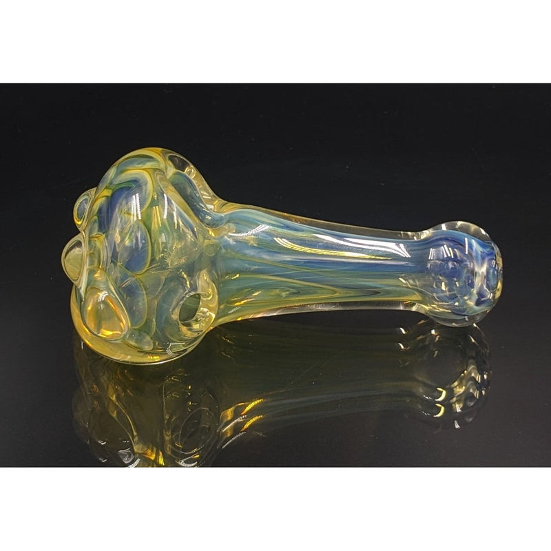 Glass Pipe | George E | Single Layer | Silver Fume | Millenium Smoke Shop